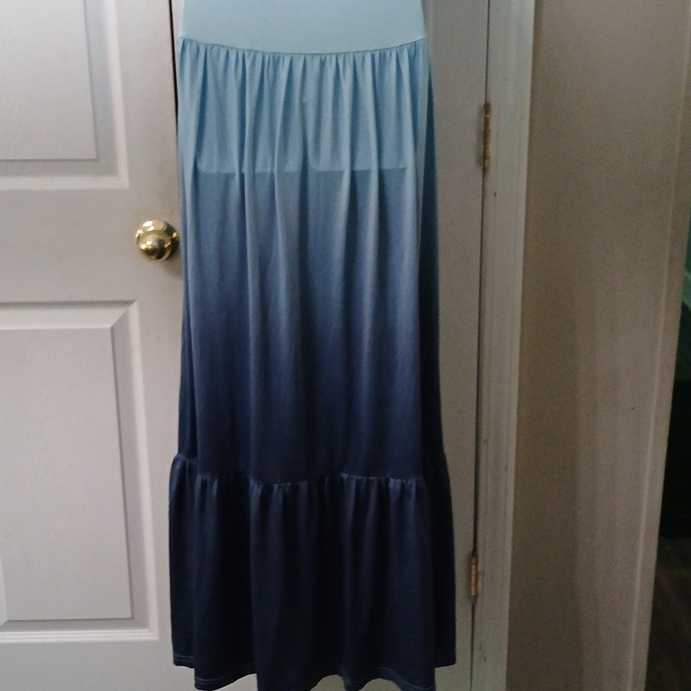 MissLook blue ombre sleeveless maxi dress Sz S NWOT - Picture 5 of 9